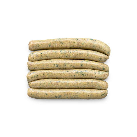 Bulk Buy: Chicken and Spinach Fresh Sausages (1.4kg tray)