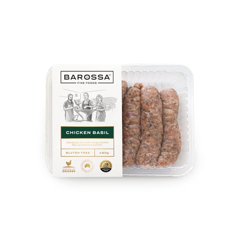 Chicken and Basil Sausages