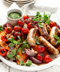 Chicken and Basil Sausages lifestyle