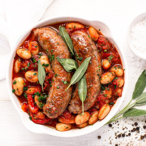 Bulk Buy: Duck Fennel Fresh Sausages (1.4kg tray) lifestyle