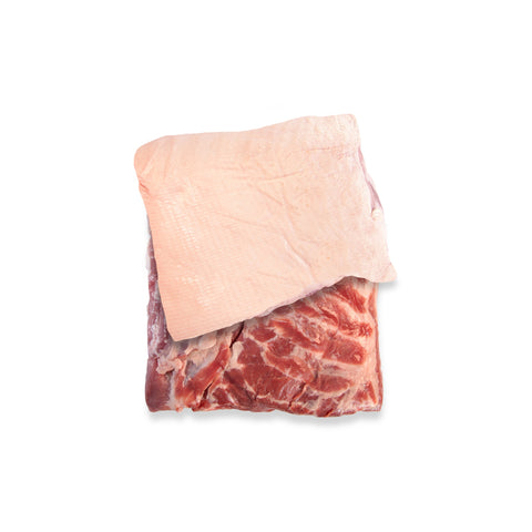 Pork Belly Rind On
