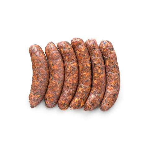 Bulk Buy: Lamb and Feta Fresh Sausages (1.4kg tray)